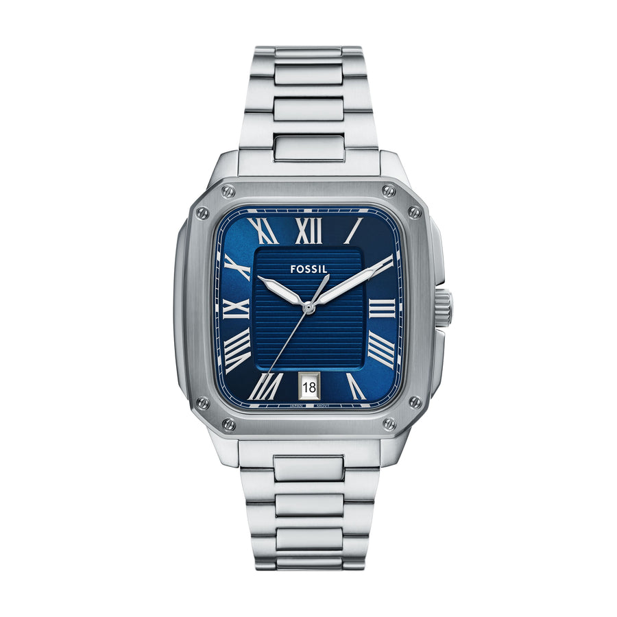 Fossil Silver Blue 
