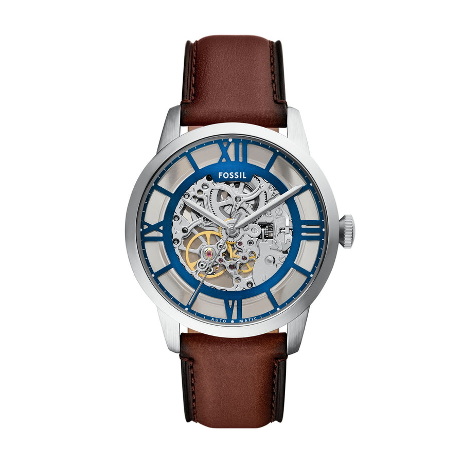    ME3267 TOWNSMAN AUTOMATIC LEATHER FOSSIL 