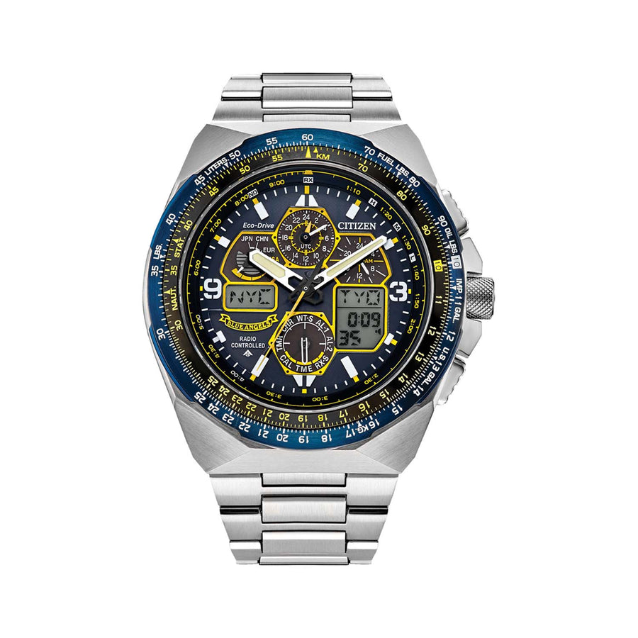 JY8128-56L PROMASTER SKYHAWK A-T BLUE ANGELS LIMITED EDITION CITIZEN
